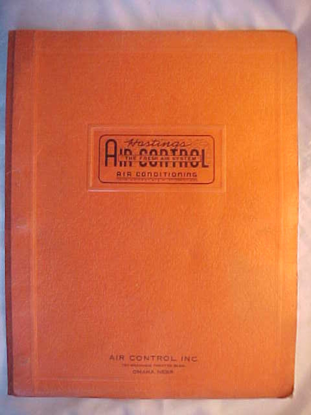 1947 Hastings Air Control the Fresh Air System Air Conditioning by Air