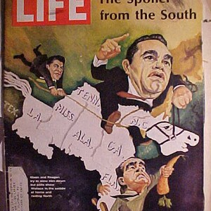 August 2, 1968 LIFE Magazine with Reagan, Nixon & Wallace on the Cover has 64 pages of ads and articles, Birthday Gift Idea No.2