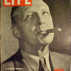 November 7, 1938 LIFE Magazine with Culbert Levy Olson on the Cover has 76 pages of ads and articles, Birthday Gift Idea No.3