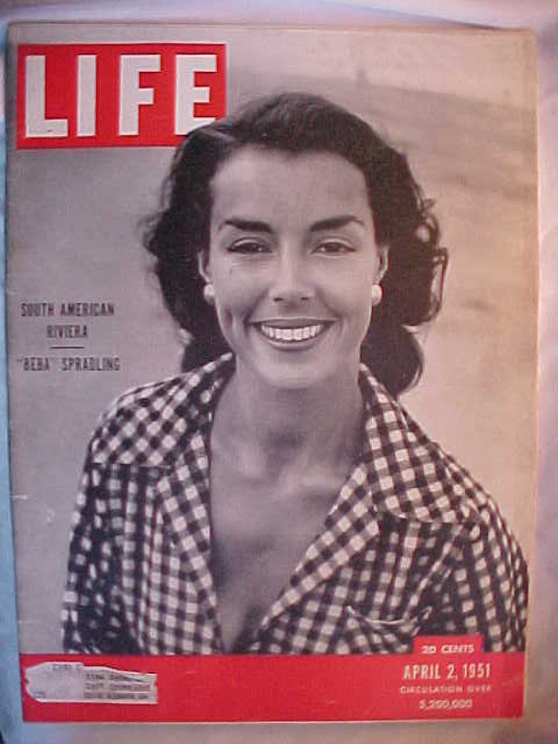 April 2, 1951 LIFE Magazine With Beba Spradling on the Cover Has 124 ...
