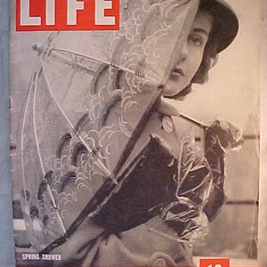 March 27, 1939 LIFE Magazine with Katharine Aldridge on the Cover has 84 pages of ads and articles, Birthday Gift Idea No.2
