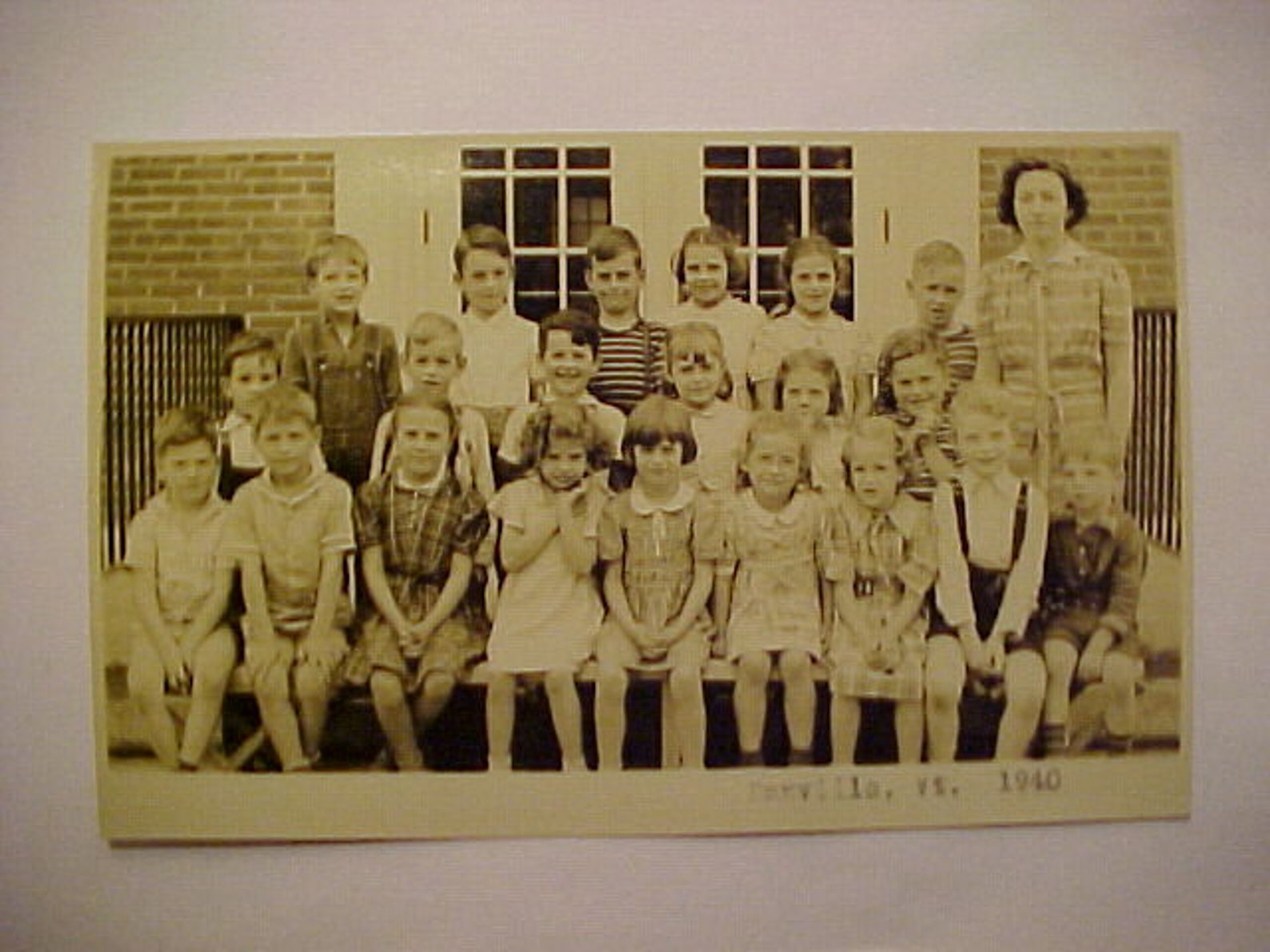 1940 Danville Elementary School Danvillevt. Class Photo Etsy
