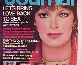 May 1981 The Ladies Home Journal Magazine with Jaclyn Smith on the cover, has 142 pages of ads and articles, Birthday Gift Idea