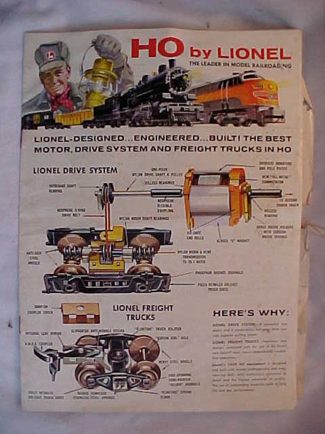 1959 HO by Lionel the Leader in Model Railroading Trains and