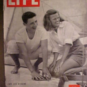 June 21, 1948 LIFE Magazine with Marilyn Cardwell & Haden Greenhalgh on the cover has 136 pages of ads and Articles, Birthday Gift Idea No.3