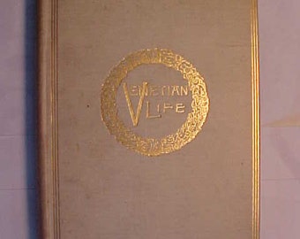 1892 Venetian Life by William Dean Howells published by Houghton, Mifflin and Company Boston, Antique Victorian Book, Christmas Gift Idea