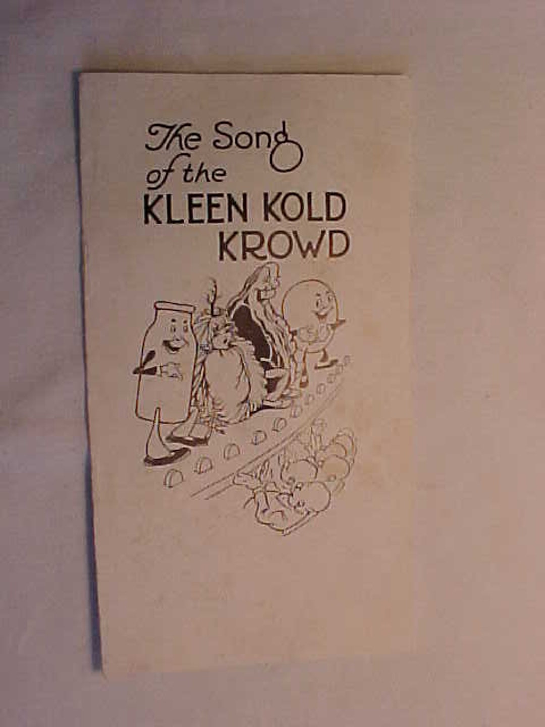 C1920s the Song of the Kleen Kold Krowd, Kleen Kold Refrigerators