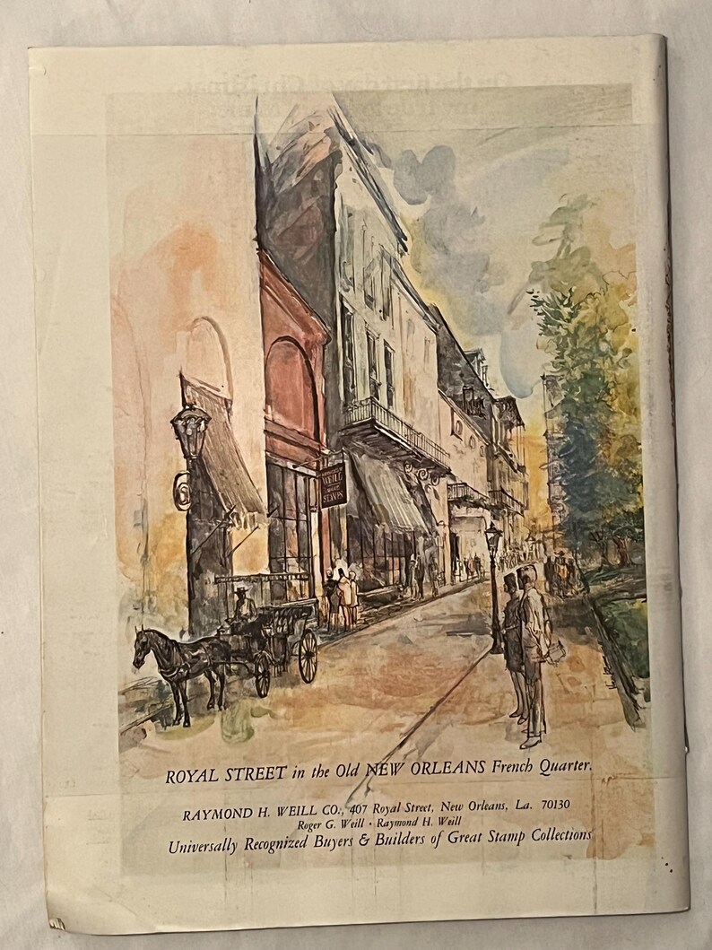 May include: Watercolor painting of Royal Street in the French Quarter of New Orleans. The artwork depicts a horse-drawn carriage on a cobblestone street, with buildings and figures. The text reads "ROYAL STREET in the Old NEW ORLEANS French Quarter."