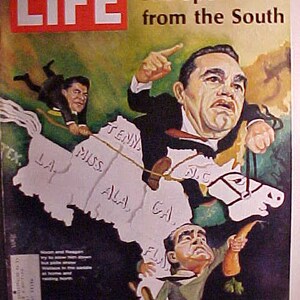 August 2, 1968 LIFE Magazine with Reagan, Nixon & Wallace on the Cover has 64 pages of ads and articles, Birthday Gift Idea No.3