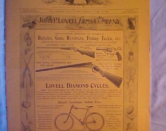 October 25, 1894 The Youth's Companion Weekly Magazine with on the cover has 50 pages of ads & articles, Premium Toys Furniture etc. Catalog