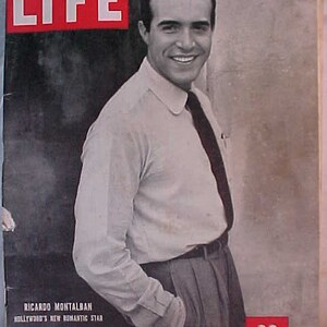 November 21, 1949 LIFE Magazine with Ricardo Montalban on the cover has 148 pages of ads and Articles, Birthday Gift Idea