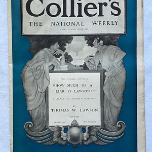 Vintage Collier Magazine Cover - Etsy