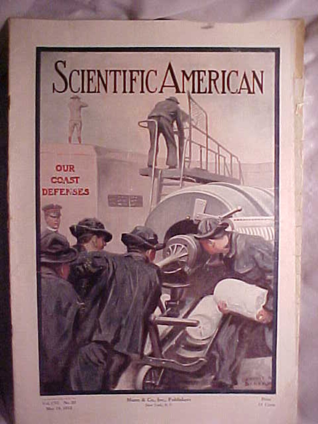 May 18, 1912 Scientific American Magazine With Coast Defense Guns on ...