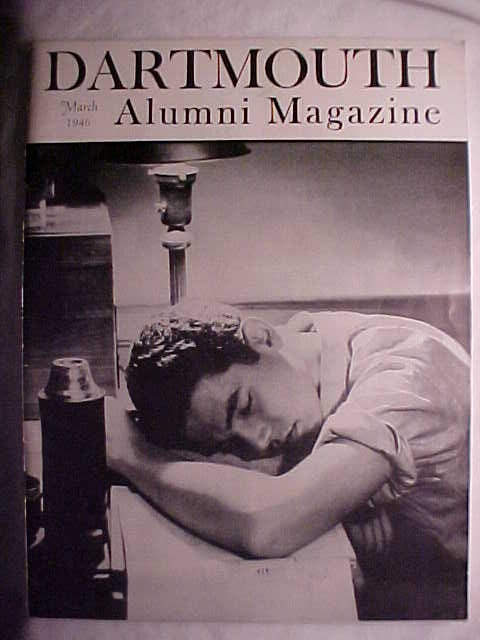 Jacobs Memorial Prize, Dartmouth Alumni Magazine