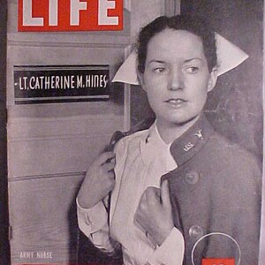 May 26, 1941 LIFE Magazine WWII second lieutenant Catherine Mary Hines on the Cover has 124 pages of ads and articles, Birthday Gift Idea #2