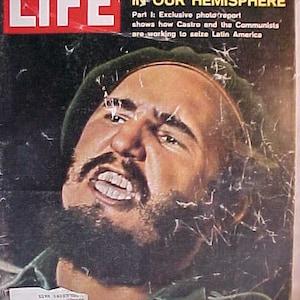 June 2, 1961 LIFE Magazine with Fidel Castro on the Cover has 132 pages of ads and articles, Birthday Gift Idea No.2