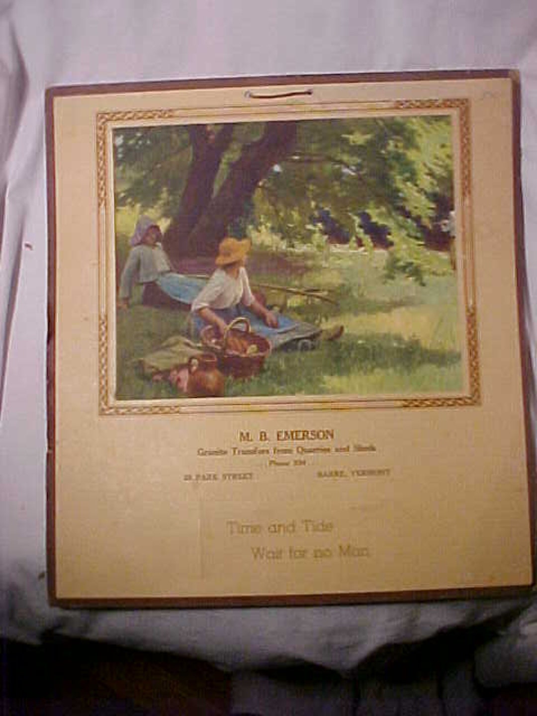 1949 M. B. Emerson Granite Transfers From Quarries and Sheds 25 Park