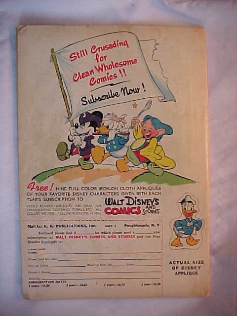 August 1949 Walt Disney's Comics and Stories Donald Duck Vol. 9 No