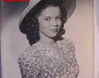 March 30, 1942 LIFE Magazine with Shirley Temple on the Cover has 132 pages of ads and articles, Birthday Gift Idea