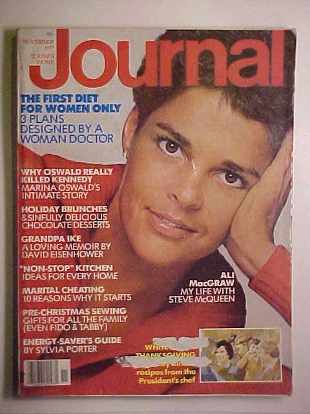 November 1977 the Ladies Home Journal Magazine With Ali Macgraw on the ...