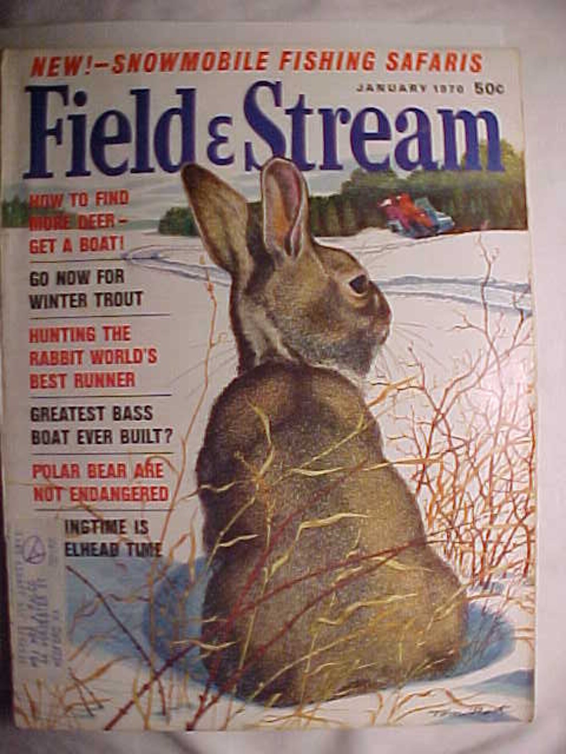 January 1970 Field & Stream Magazine With the Cover by Tom Etsy