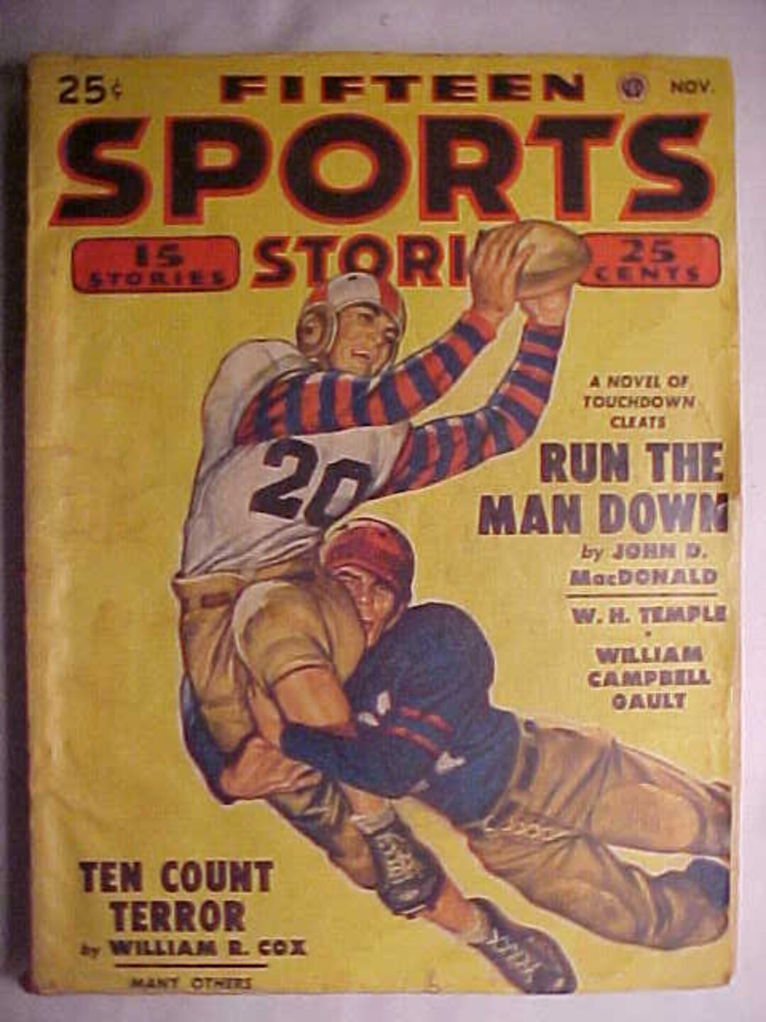 November 1949 Fifteen Sports Stories 25 Cent Pulp Magazine November 1949 Fifteen Sports Stories 25 Cent Pulp Magazine