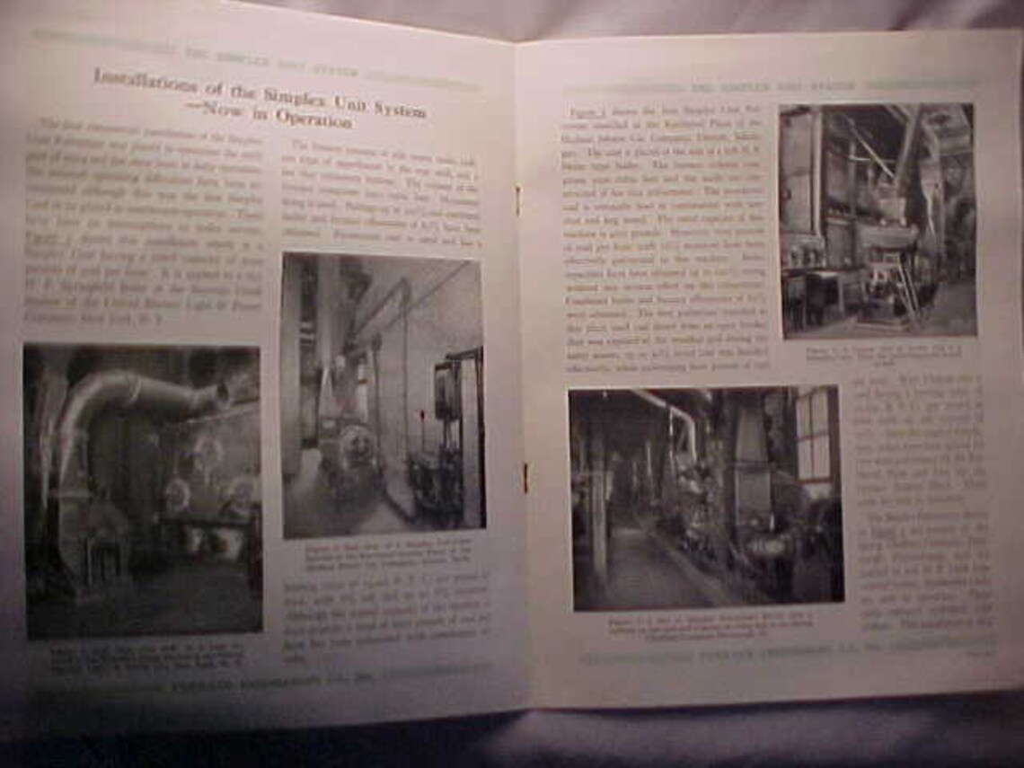 C1920s the Simplex Unit System Furnace Engineering Co. New York Catalog ...