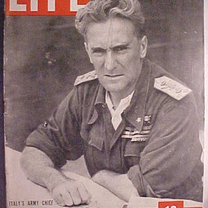 June 24, 1940 LIFE Magazine with Marshal Rodolfo Graziani on the Cover has 104 pages of ads and articles, Birthday Gift Idea