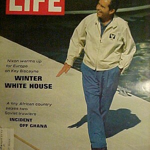 February 21, 1969 LIFE Magazine with Richard Nixon on the Cover has 78 pages of ads and articles, Birthday Gift Idea