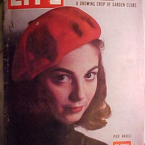 July 30, 1956 LIFE Magazine with Pier  Angeli on the Cover has 116 pages of ads and articles, Birthday Gift Idea
