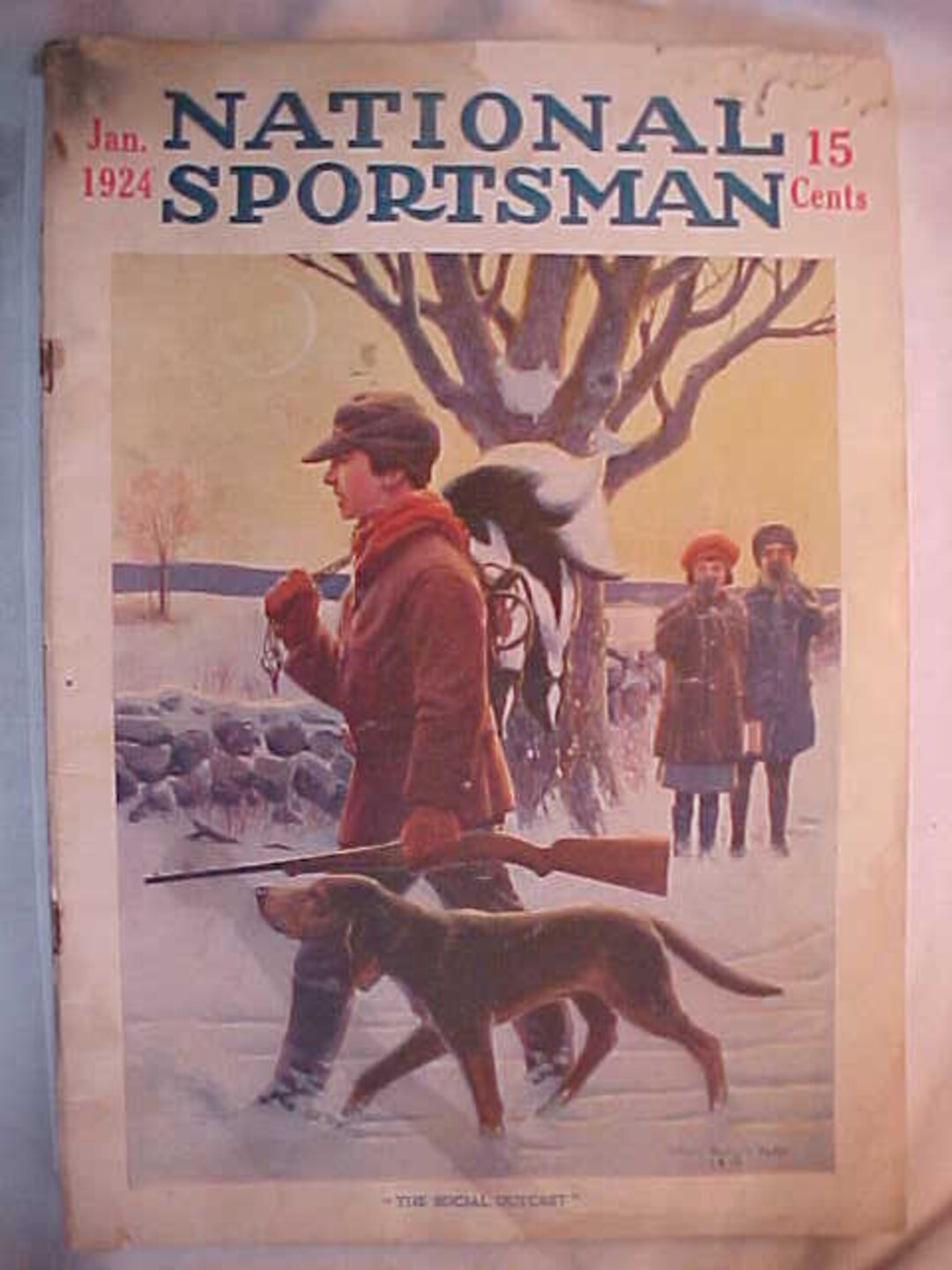 January 1924 National Sportsman Magazine With Cover Art by Etsy