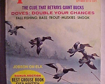 Vintage Hunting & Fishing Magazine January 1938 Hunting Fishing