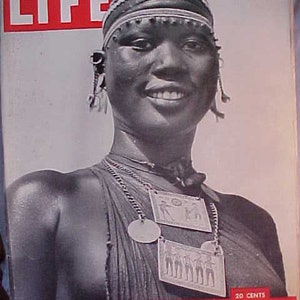 November 20, 1950 LIFE Magazine with African Girl Shilluk Tribe on the Cover has 160 pages of ads and articles, Birthday Gift Idea No.3