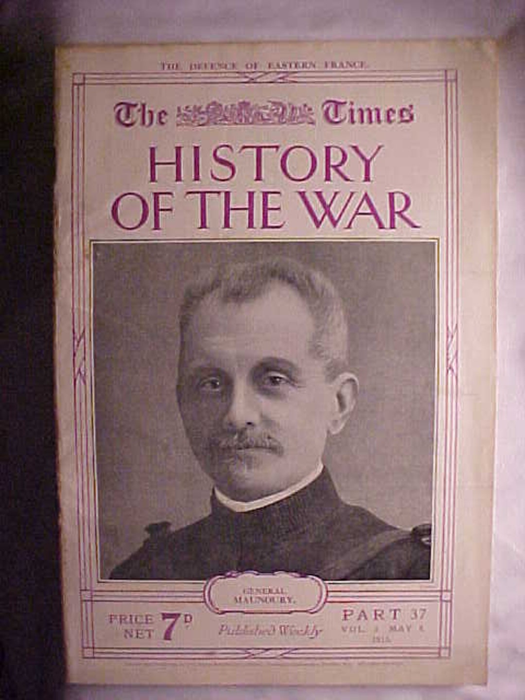 May 4, 1915 the Times History of the War by the Times London With ...