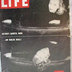 August 18, 1952 LIFE Magazine with Maria Riva on the Cover has 108 pages of ads and articles, Birthday Gift Idea No.2
