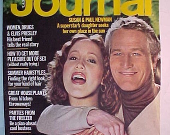 May 1978 The Ladies Home Journal Magazine with Susan & Paul Newman on the cover, has 192 pages of ads and articles, Birthday Gift Idea