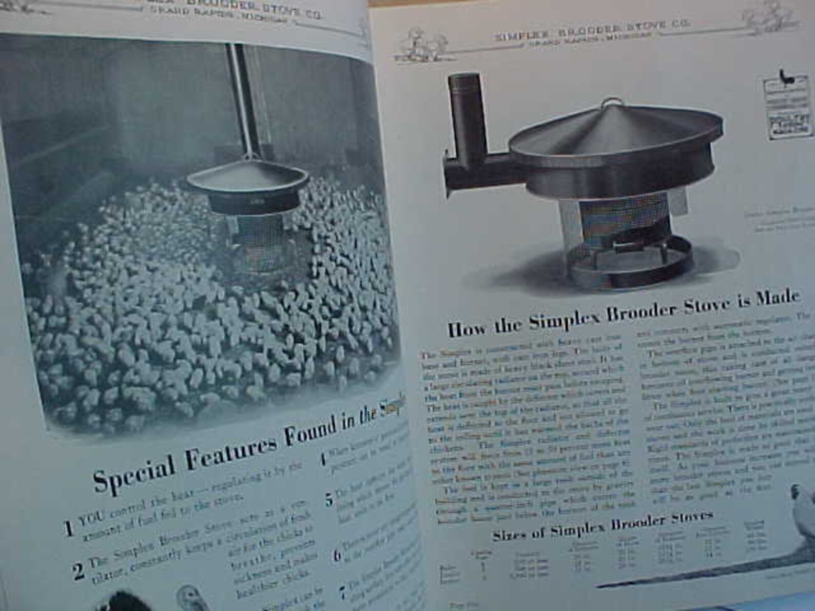 1930 the Simplex Brooder Stove Catalog With All Paper Inserts Etsy
