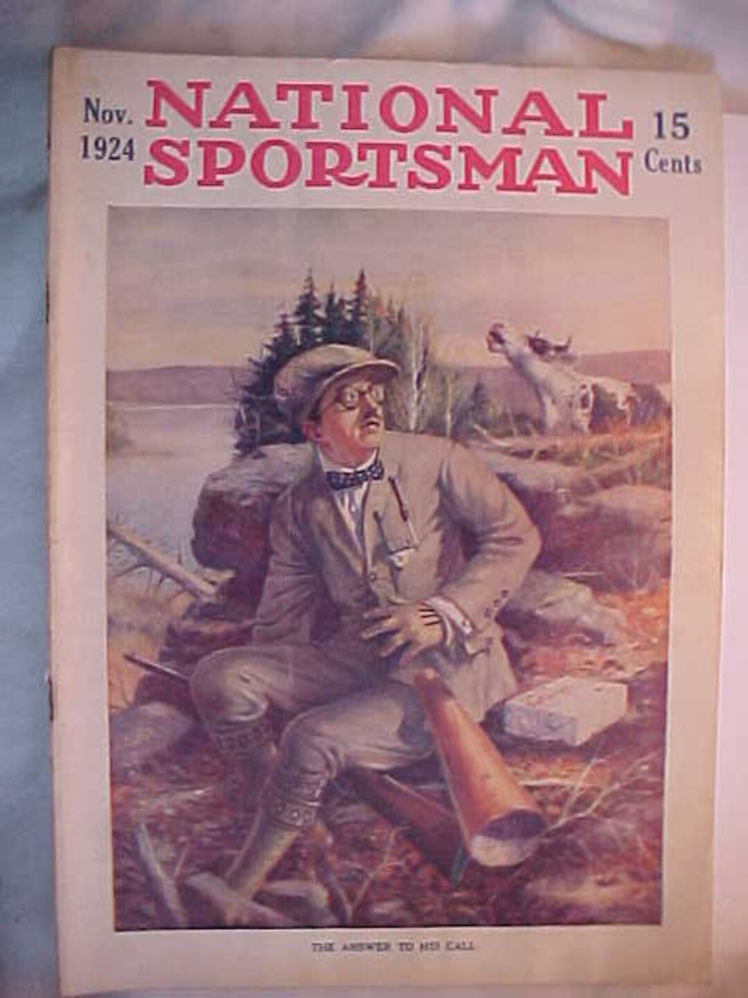 November 1924 National Sportsman Magazine With Cover Art by Etsy