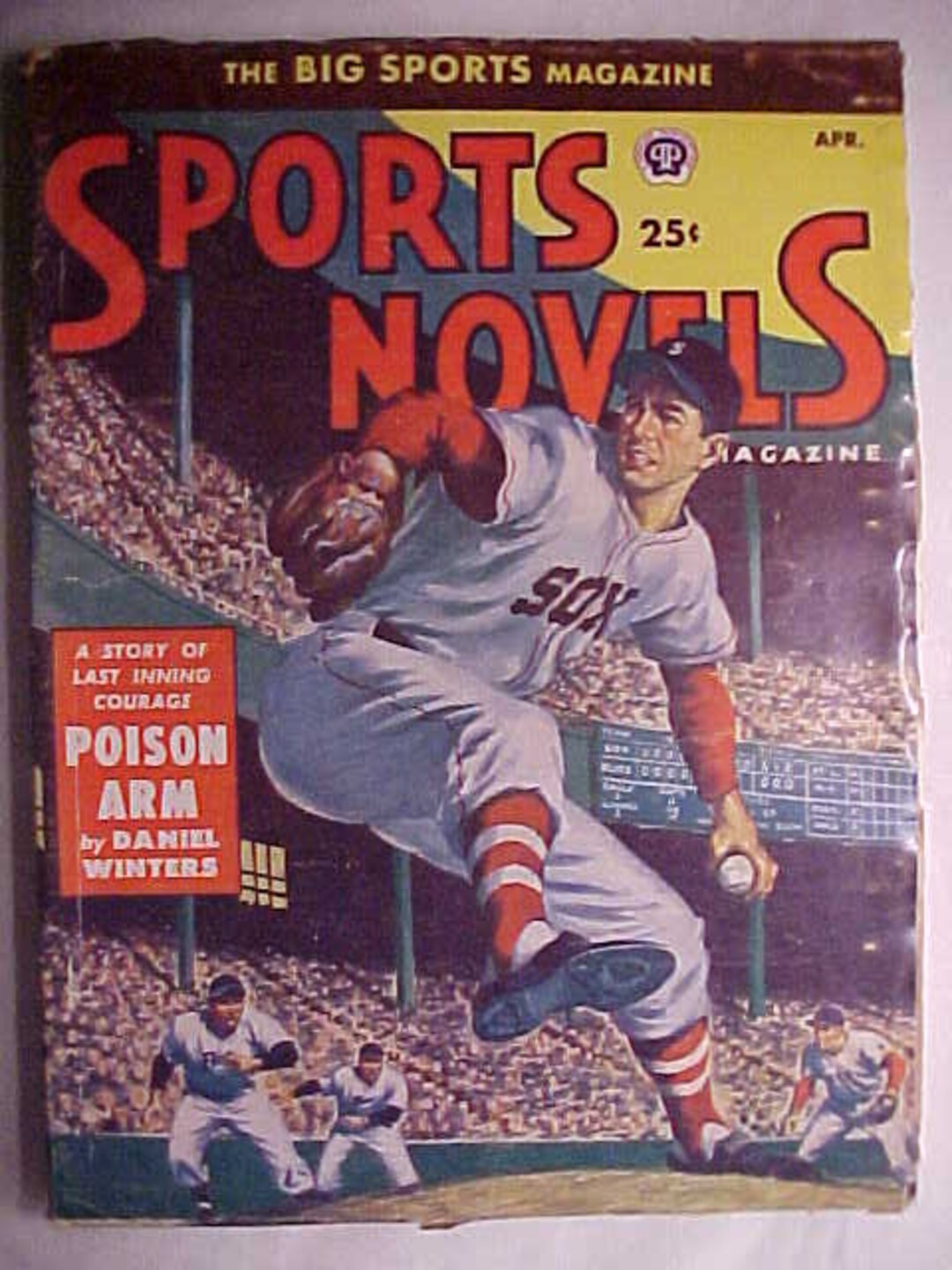 April 1952 Sports Novels 25 Cent Pulp Magazine Volume 22 Number 1, A