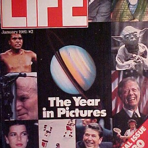 January 1981 LIFE Magazine with Special Issue The Year in Pictures on the Cover has 140 pages of ads and articles, Birthday Gift Idea