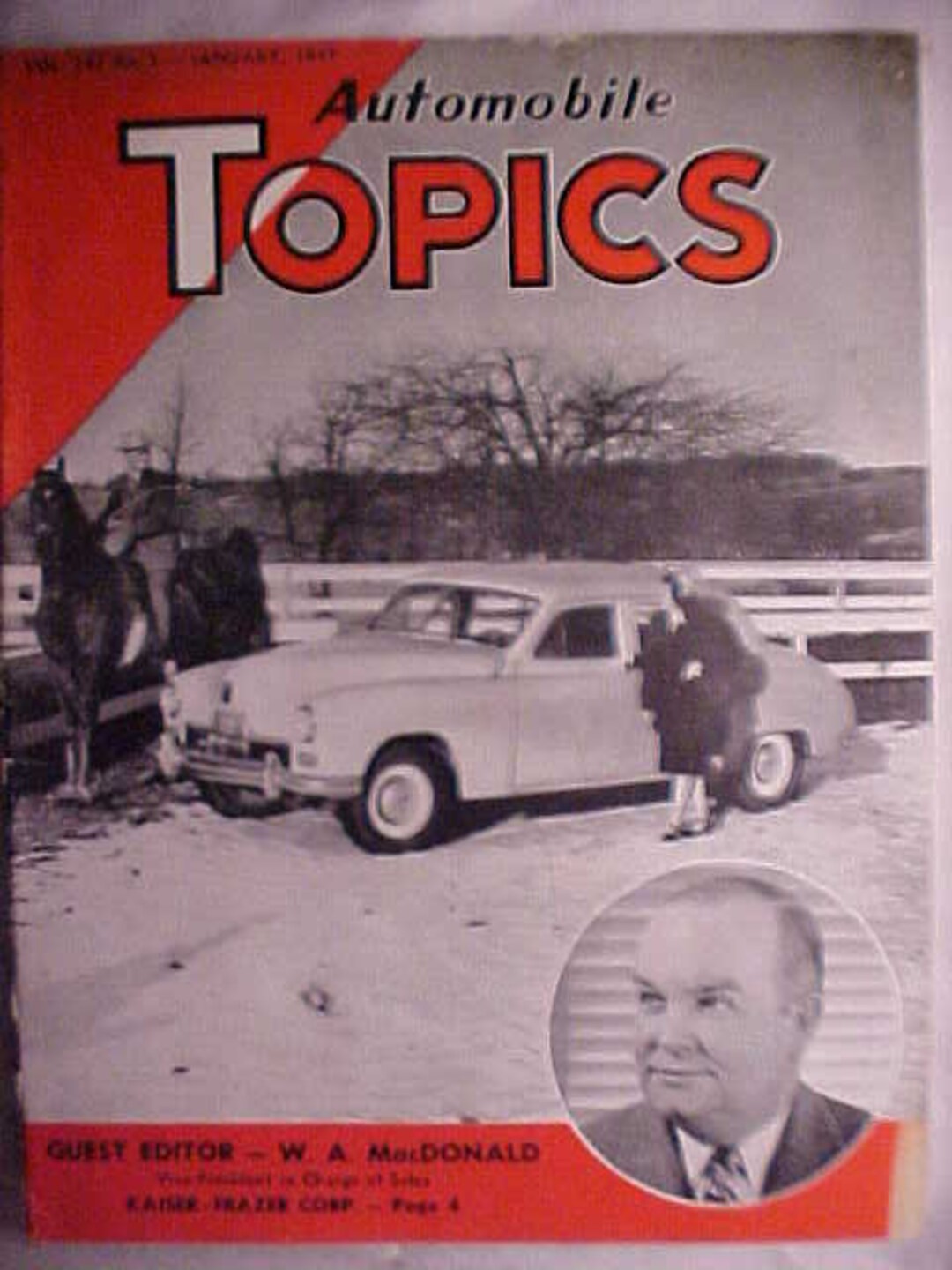 January 1947 Automobile Topics Magazine Detroit Michigan Etsy