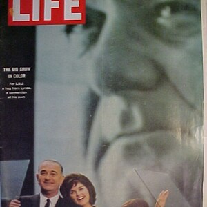September 4, 1964 LIFE Magazine with Lyndon B. Johnson on the Cover has 80 pages of ads and articles, FREE SHIPPING