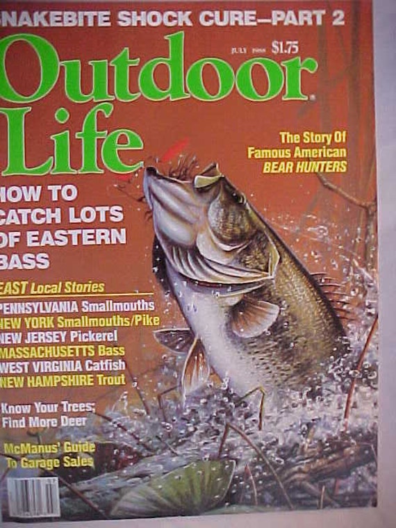 January 1988 Outdoor Life Magazine With Cover Art by Scott Zoelick