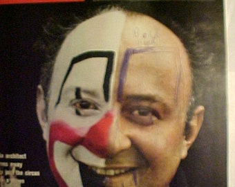 February 20, 1970 LIFE Magazine with Circus Clown and Heroin on the Cover has 72 pages of ads and articles, Birthday Gift Idea No.2