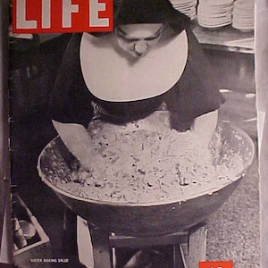 August 2, 1937 LIFE Magazine with Sister Coletta on the Cover By Wallace W. Kirkland, has 80 pages of ads and articles, Birthday Gift Idea