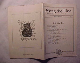 February 1925 Along the Line published by/for employees of the New Haven System, The New York New Haven & Hartford Railroad Co. Magazine