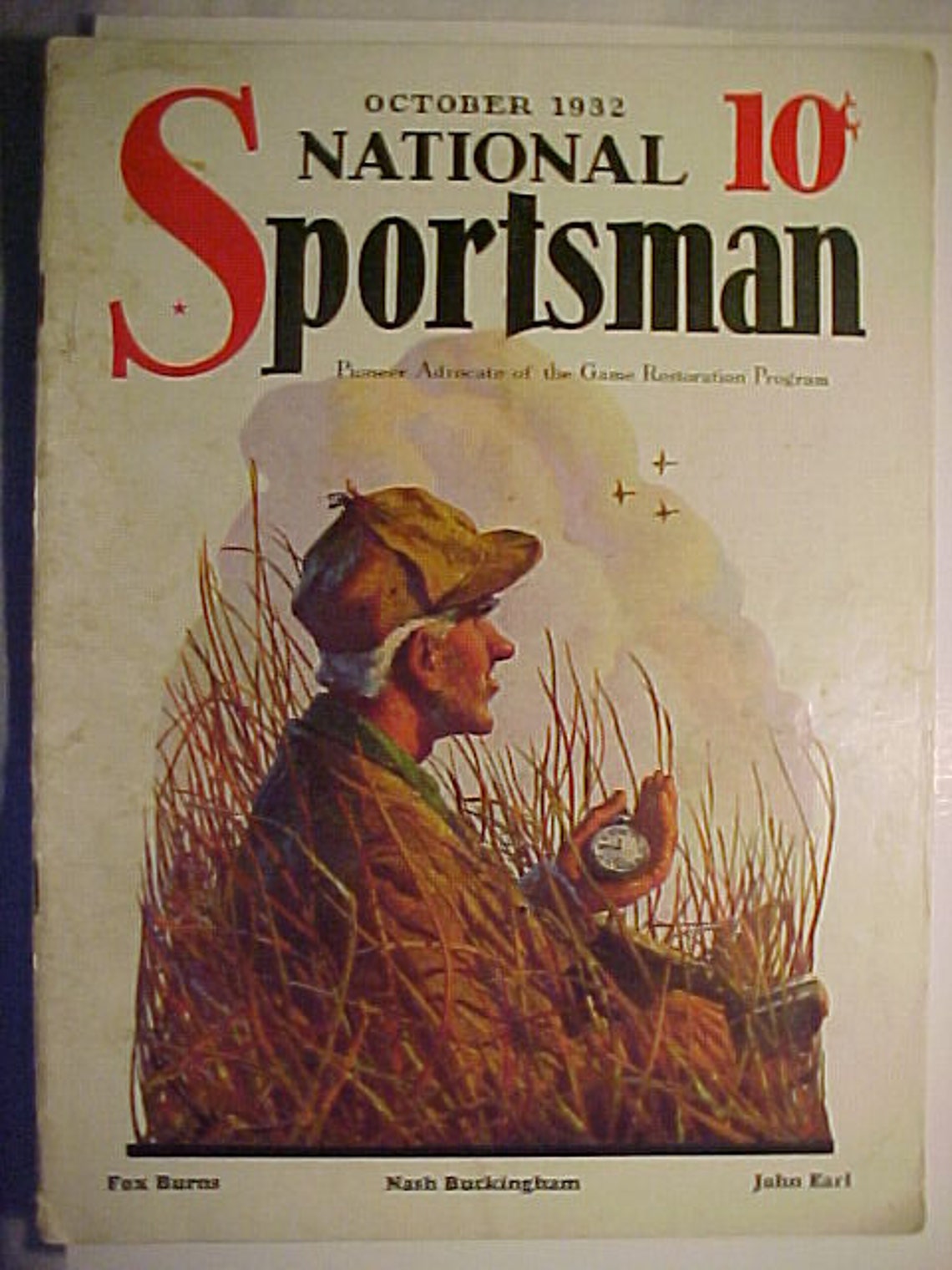 October 1932 National Sportsman Magazine with Nice cover art Etsy