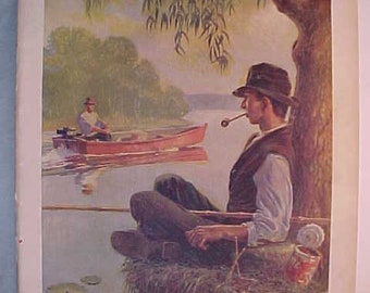 Vintage 1920s Hunting and Fishing Magazine Covers 