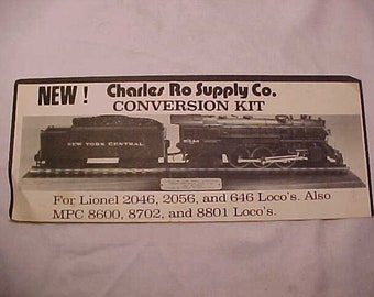 Charles ro lionel trains sale