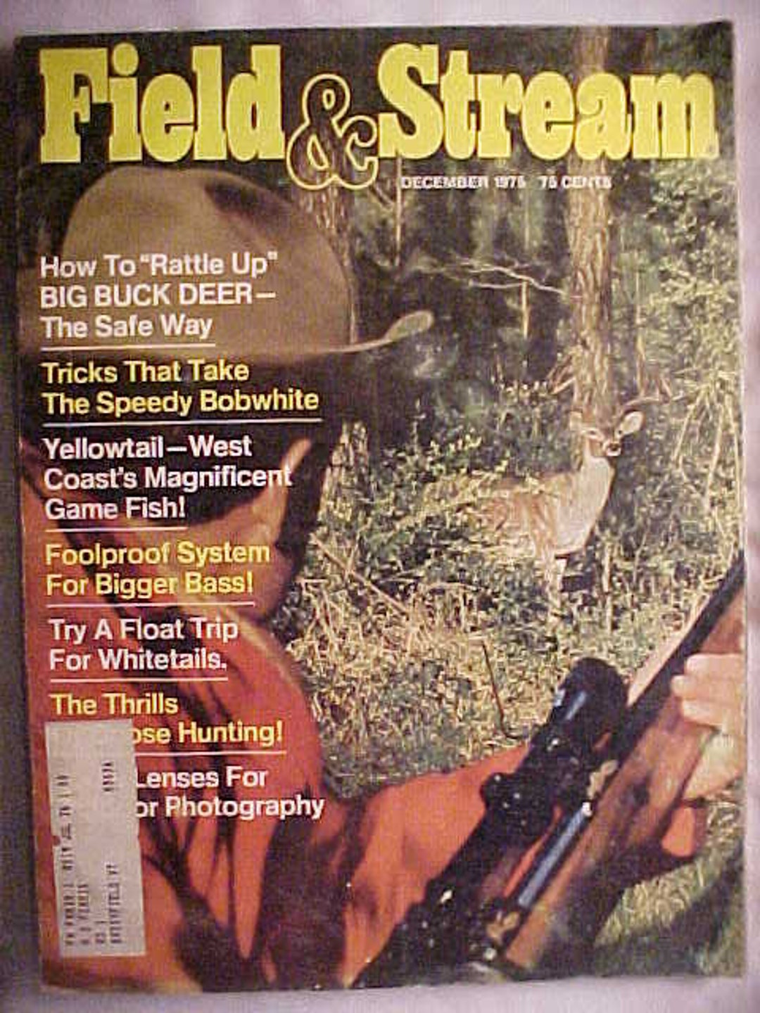 December 1975 Field & Stream Magazine With the Cover Art by Bob Brister ...
